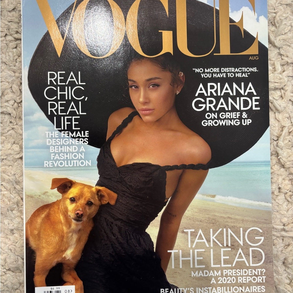 Vogue Magazine August Issue - Ariana Grande